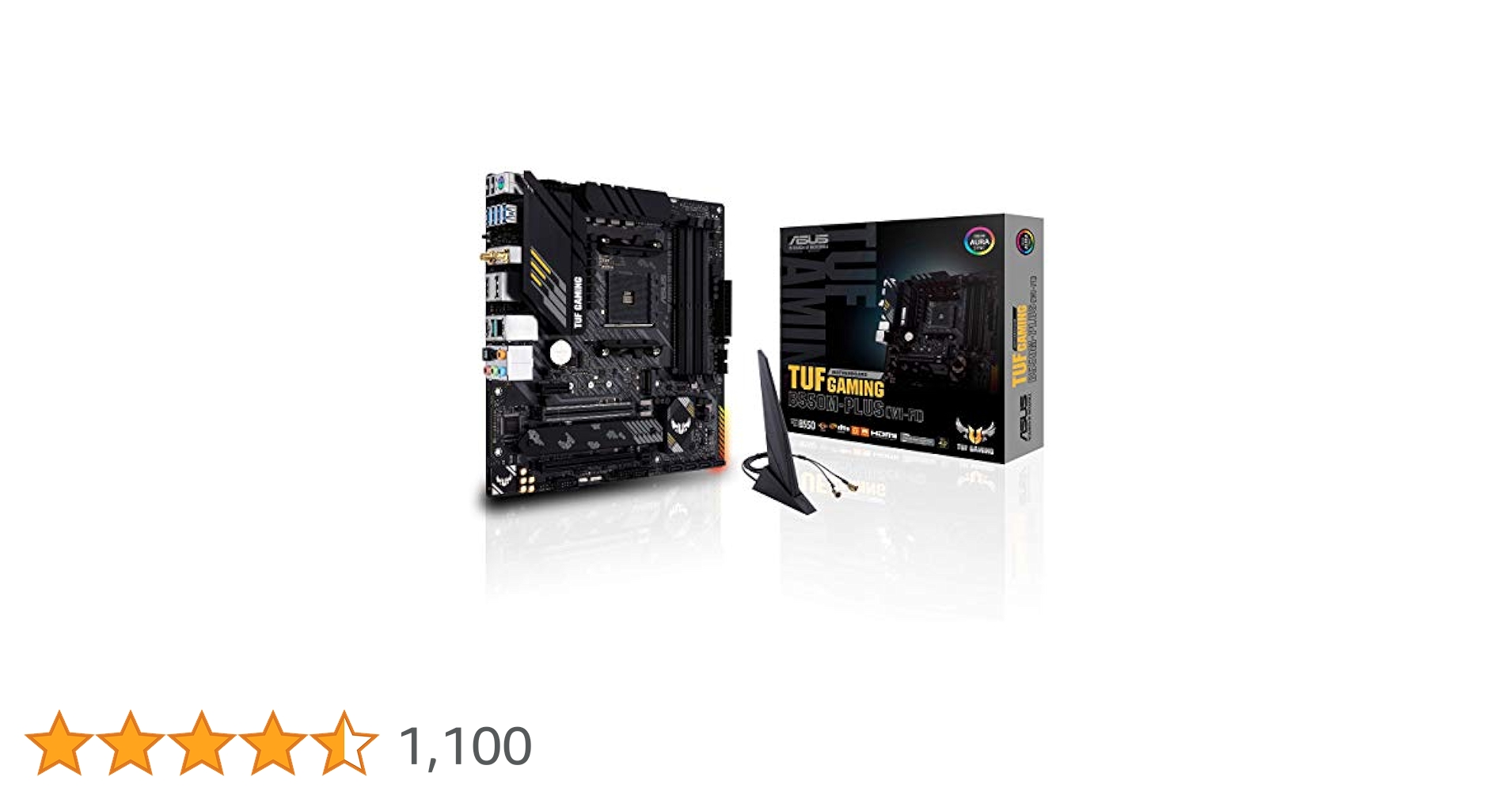 Amazon | ASUS TUF Gaming B550M-PLUS (WiFi 6) AMD AM4 ?3